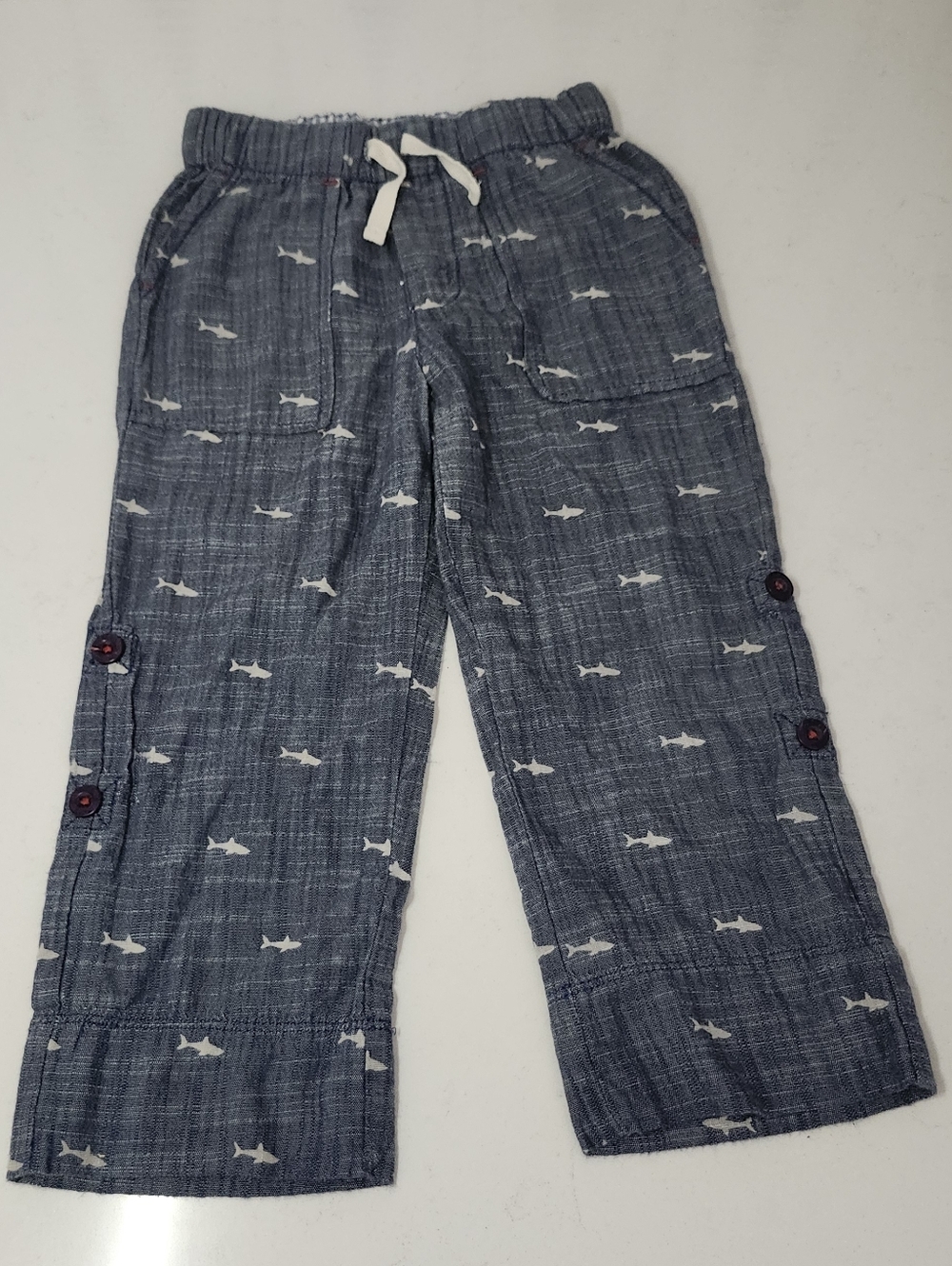 Hatley Shark Print Pants Size 2